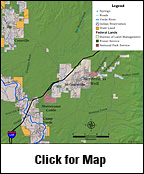 Montezumas Well Map