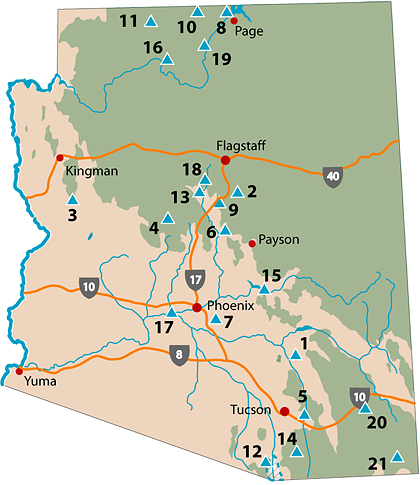 water sites map